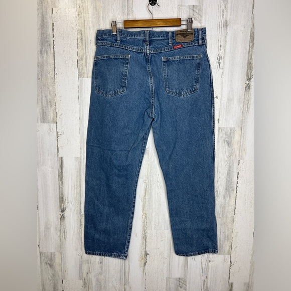 Wrangler Men's Denim Jeans Blue Size  36 x 28 - Picture 2 of 10